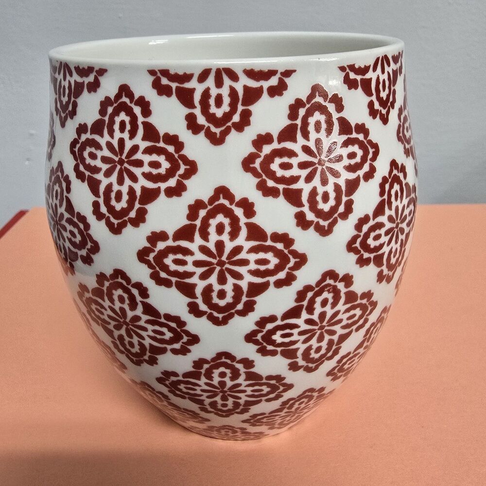 Anthropologie Ceramic Homegrown Monogram Initial Mug "1" Red - Picture 4 of 5